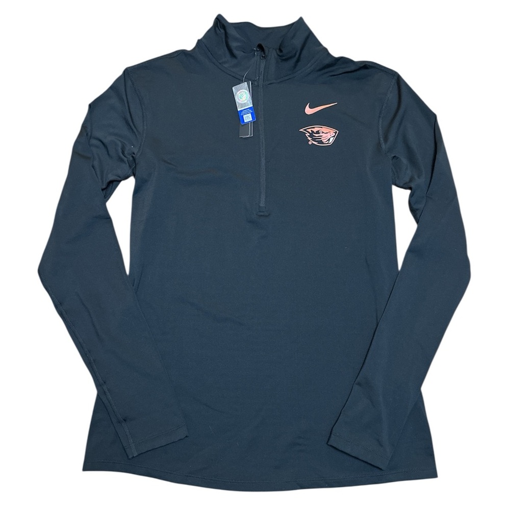 Oregon State Beavers NWT Women’s Sz XL Nike Dri-Fit Long Sleeve 1/4 Zip Pullover